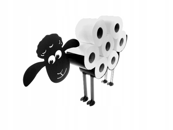 Owca Baran Stojak Wieszak D na papier toaletowy