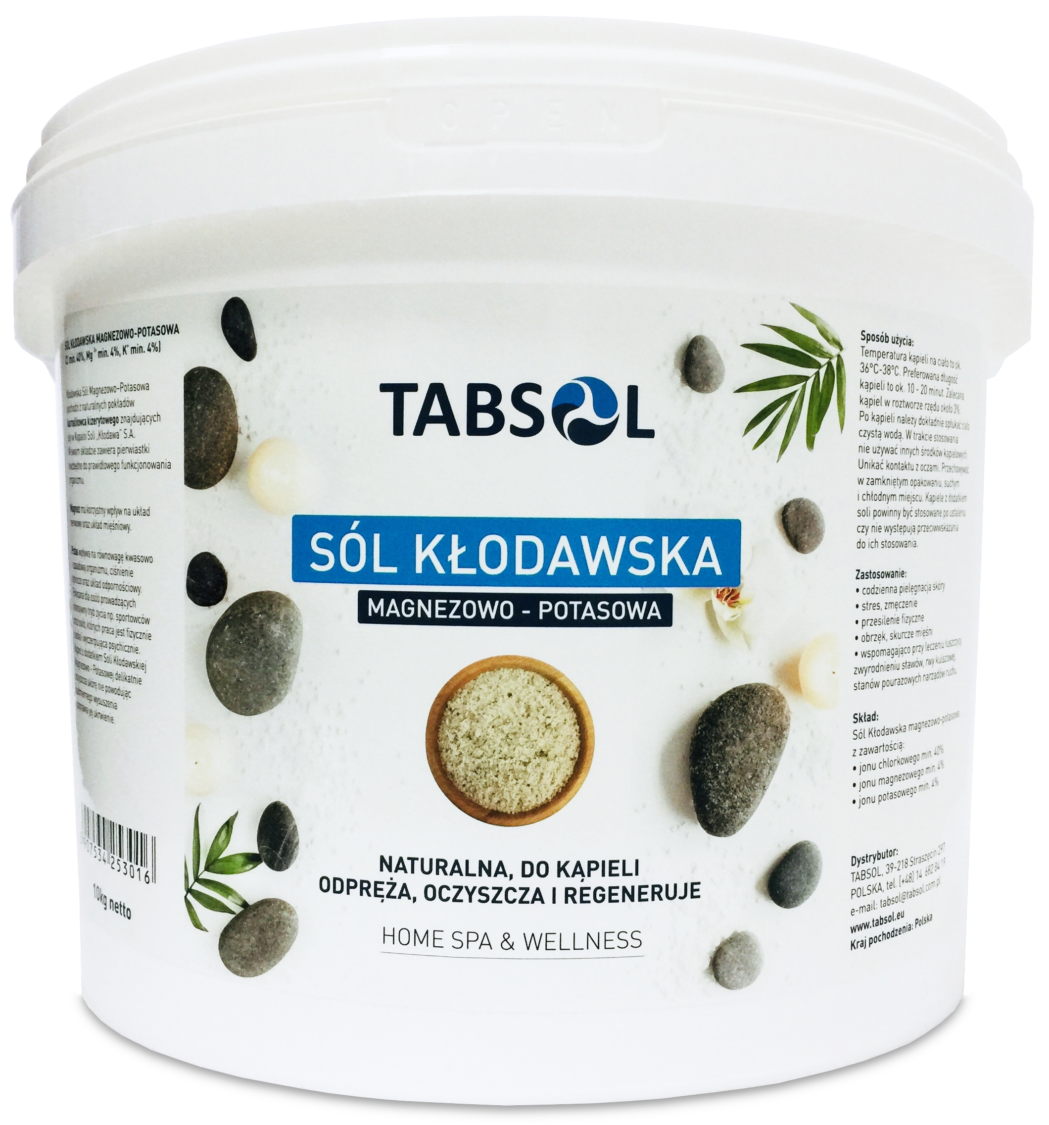 

Sól Kłodawska Magnezowo-Potasowa do kąpieli 10kg