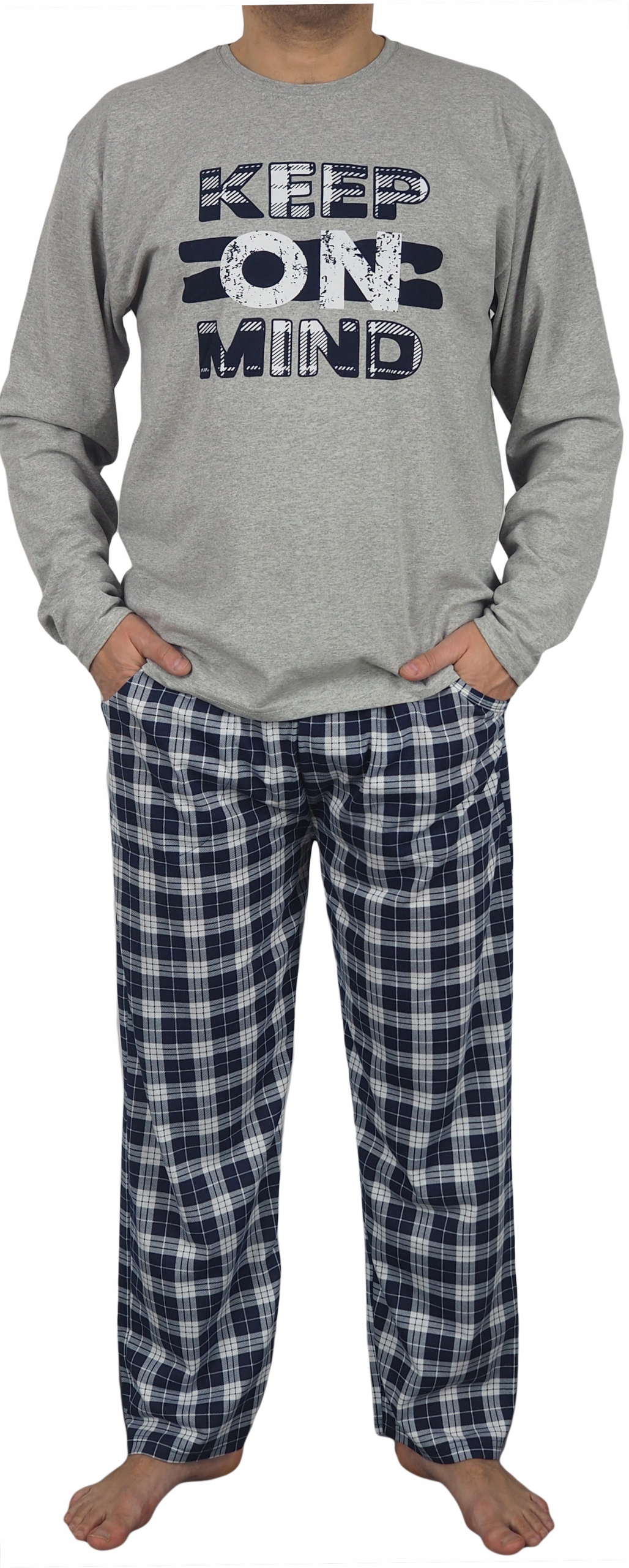 PIŻAMA MĘSKA XXL BAWEŁNIANA SPODNIE kratka 2XL Rozmiar XXL