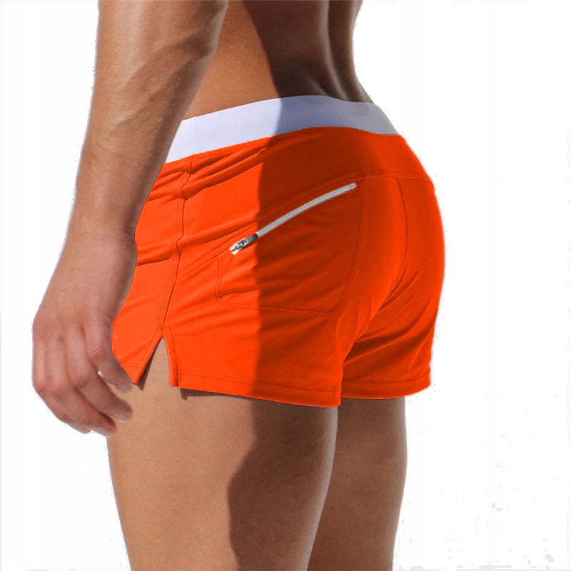 

Kąpielówki Szorty Kąpielowe Bokserki Pomarańcz XXL