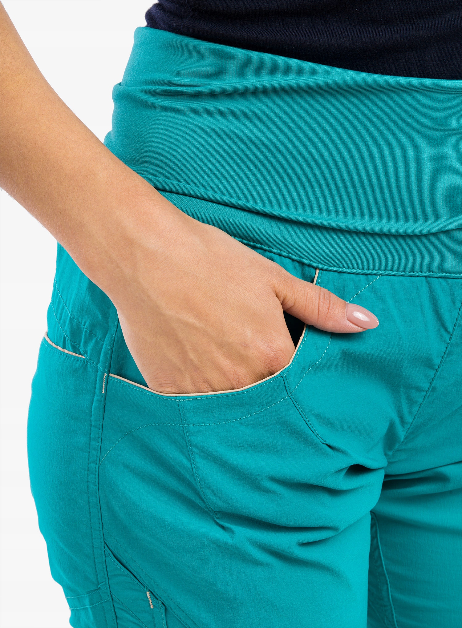 Spodnie wspinaczkowe damskie Ocun Noya Pants - blue deep peacock L Płeć kobieta