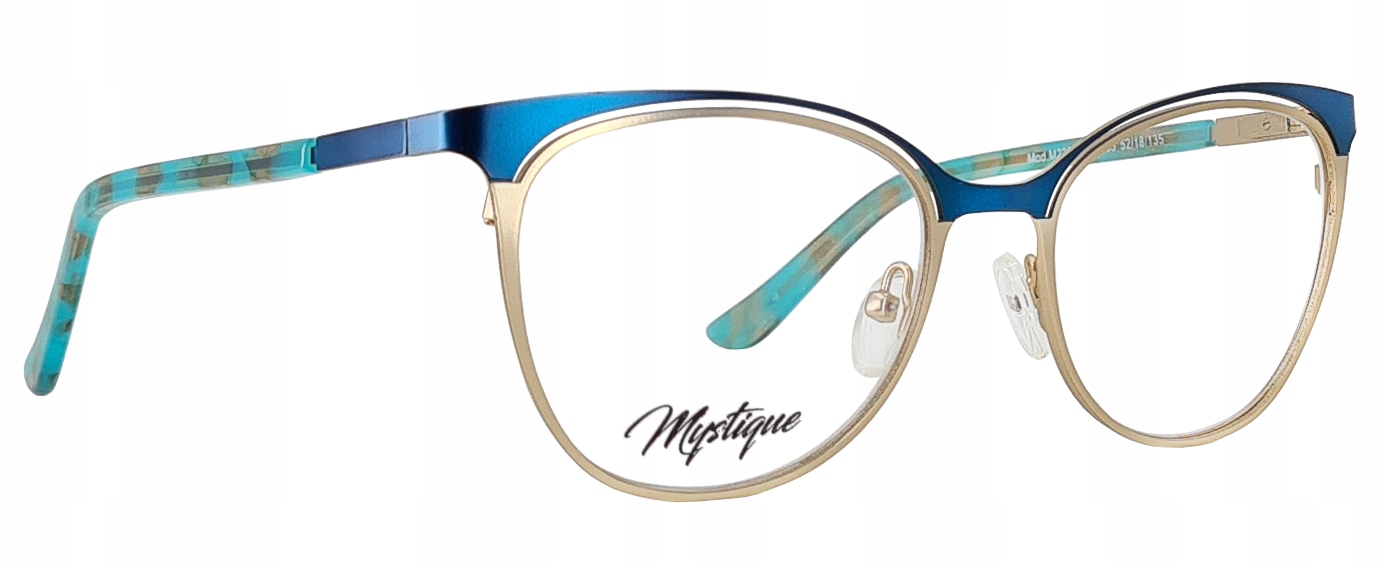 Okulary oprawki niebiesko-złote Mystique M22026