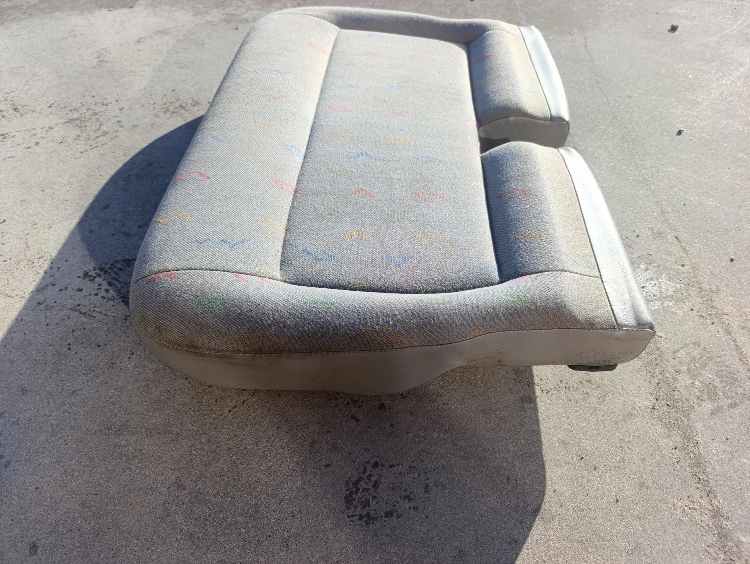 Siedzisko kanapy dwojka front side material Inka VW T5