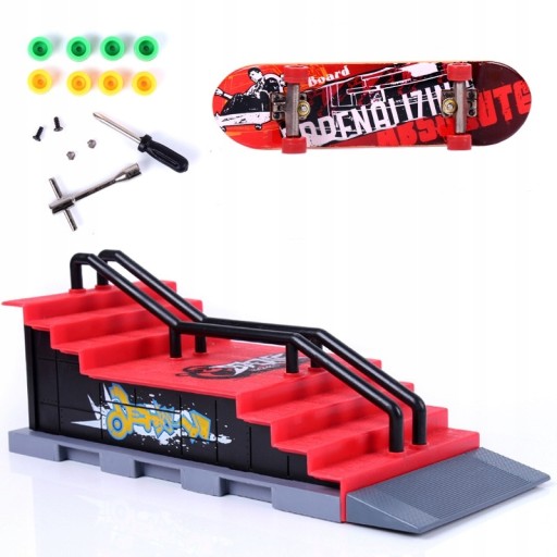 Fingerboard tech deck Skatepark Ramp + deskorolka 3125820