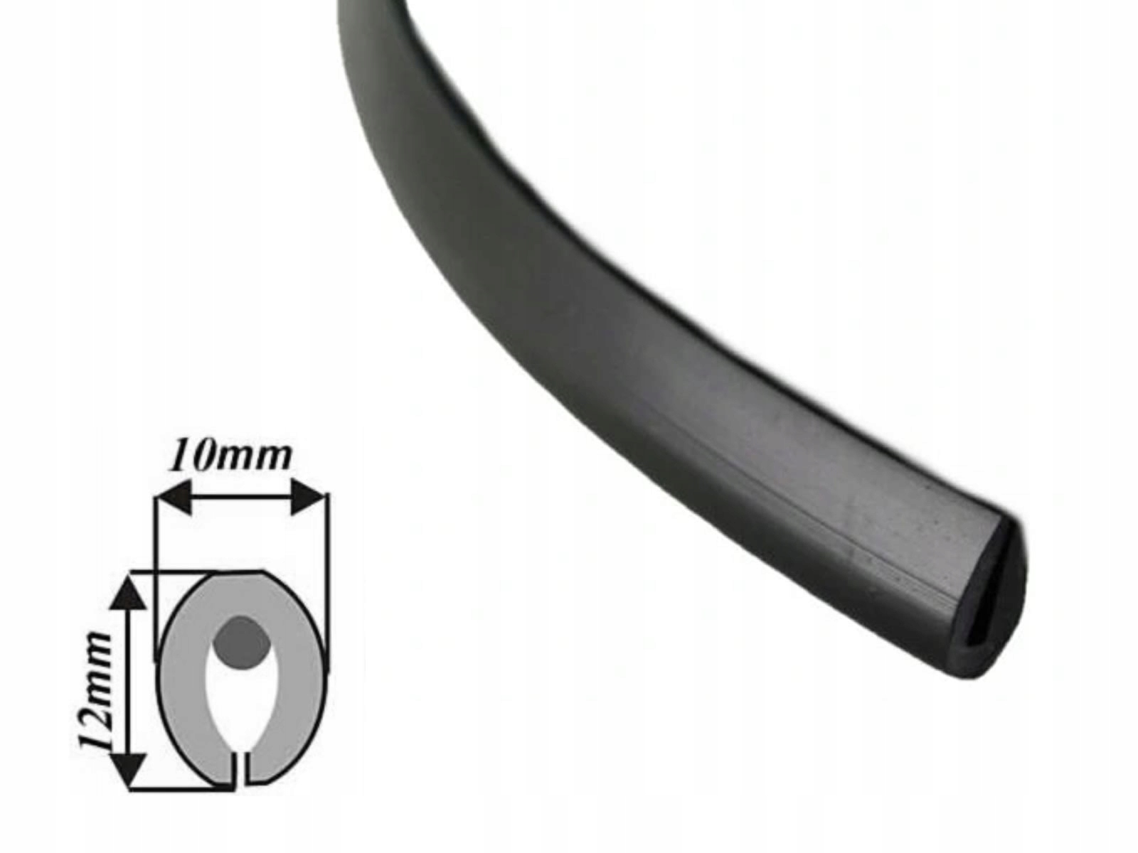 

Listwa krawędziowa rantowa czarna 12x10mm 4m