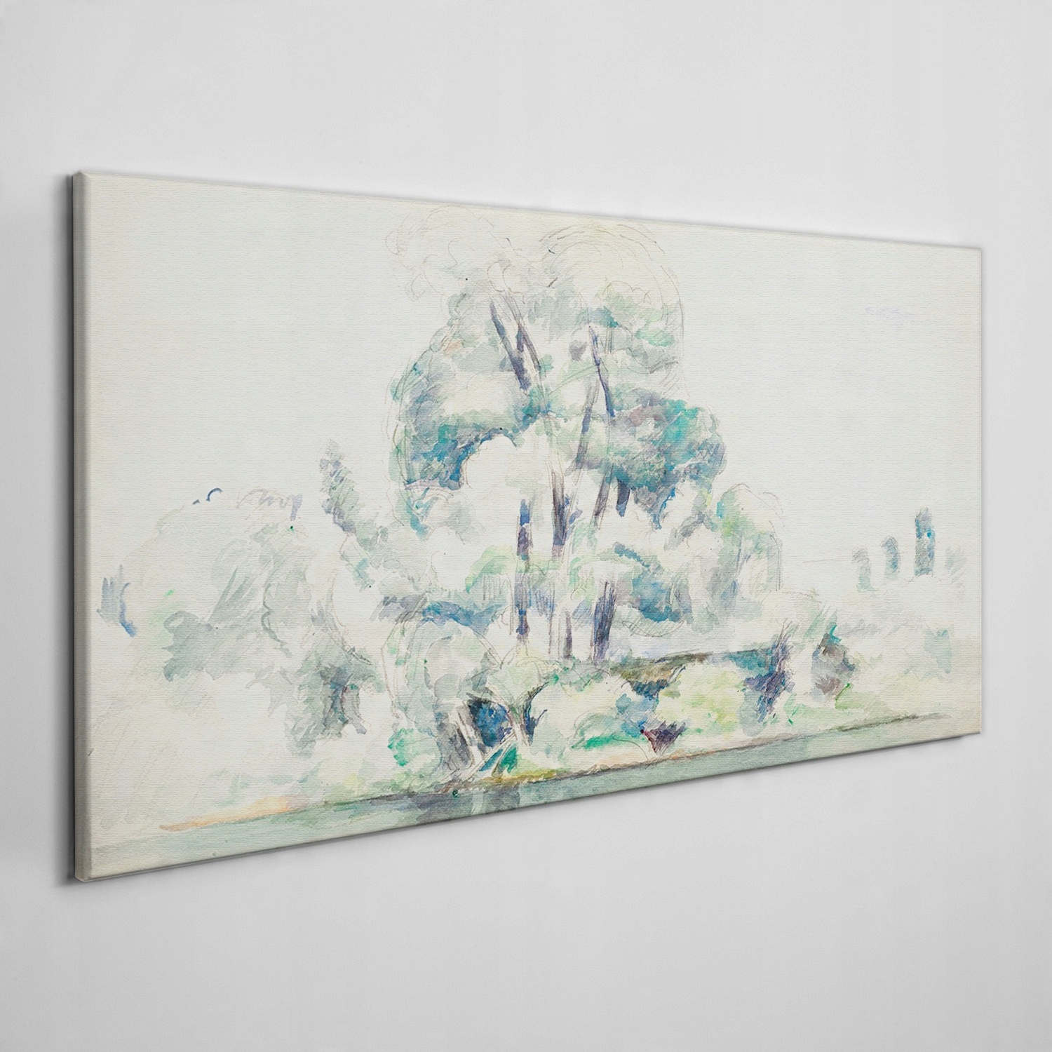 

Obraz na płótnie Malarstwo natura drzewa 120x60 cm