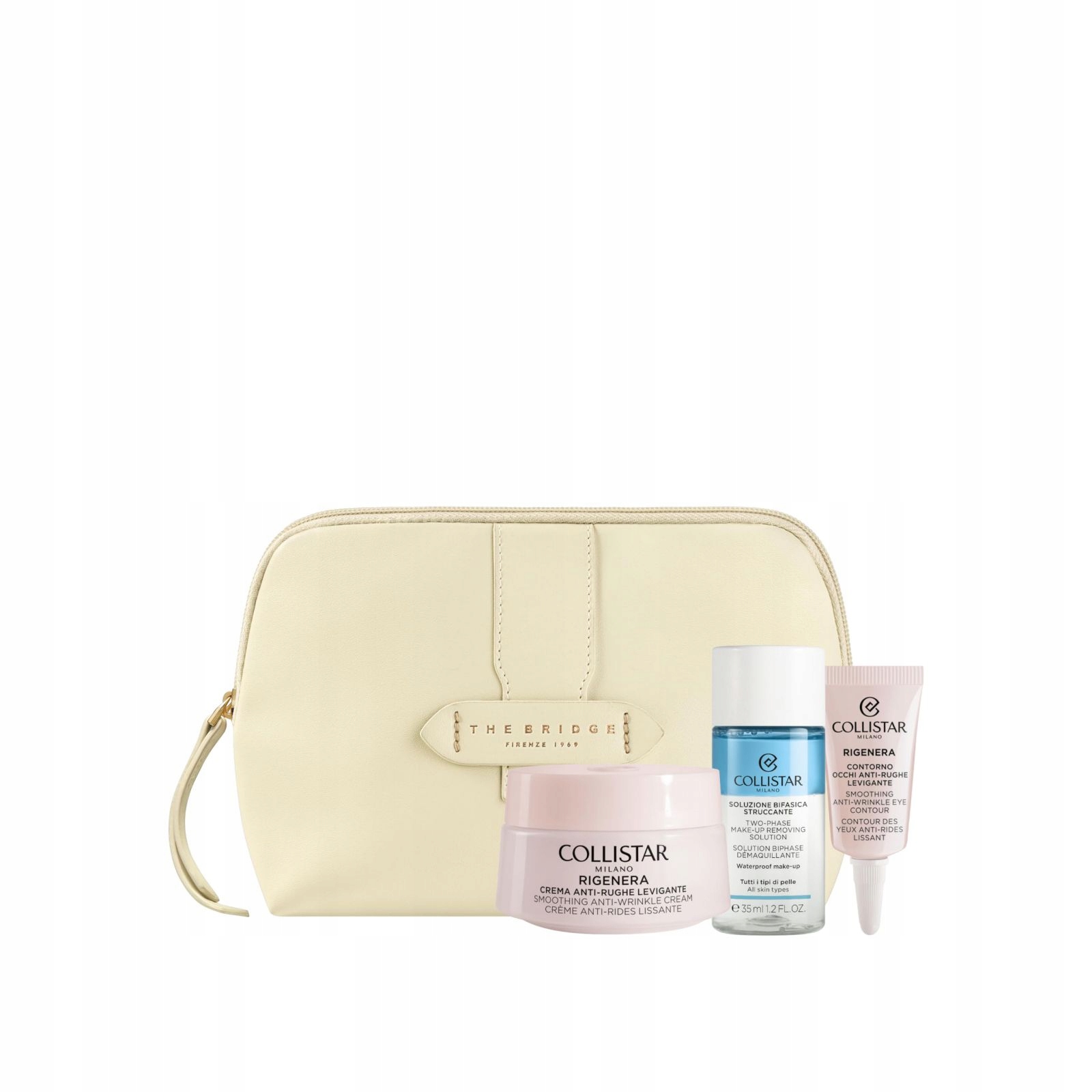 Collistar Set (vyhlazující Krém Proti Vráskám Dvoufázový Odličovač 35ML)