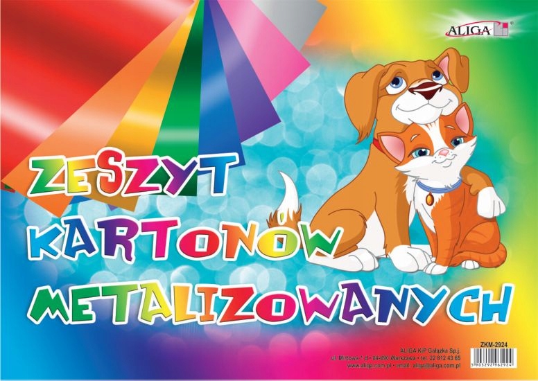 

Zeszyt kartonów metalizowanych B4 Aliga