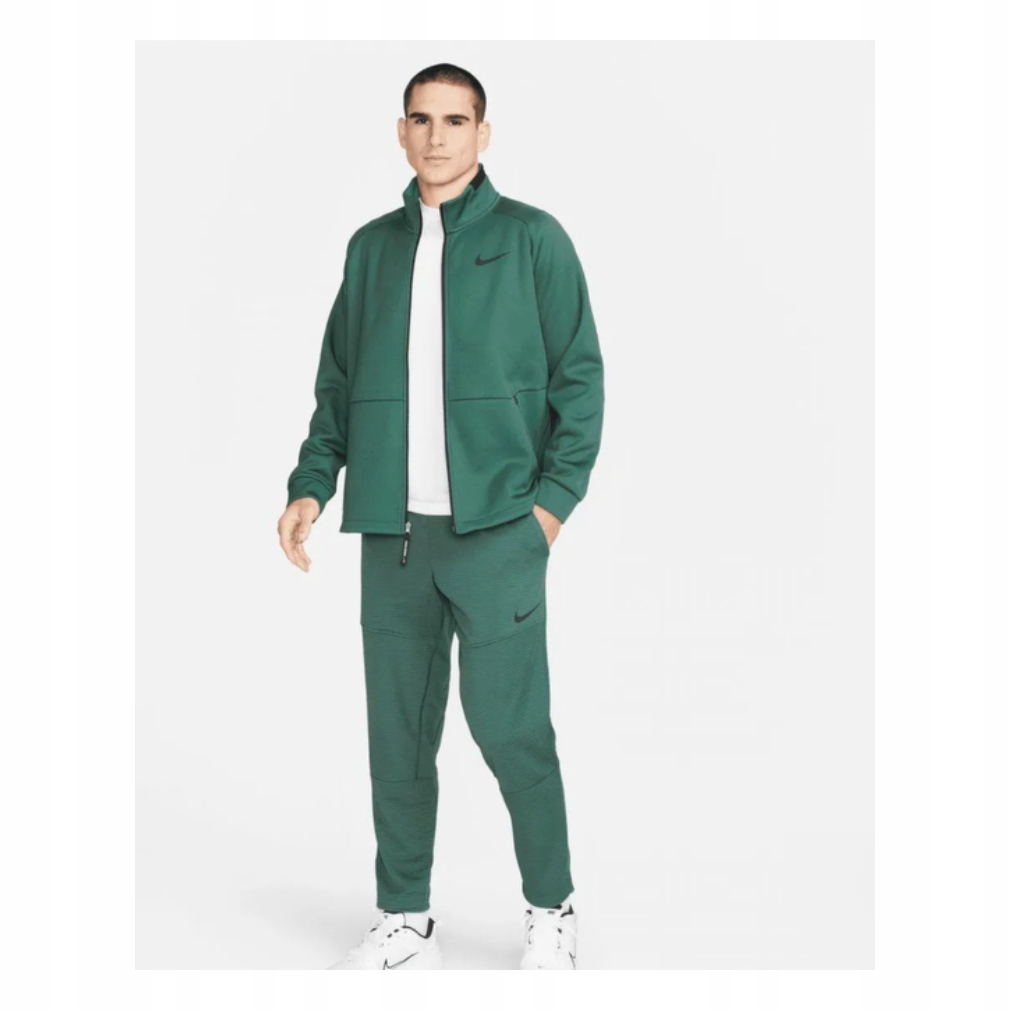 Spodnie Termiczne Nike Pro DV9910-309 Termoaktywne Dresy Zielone R. S