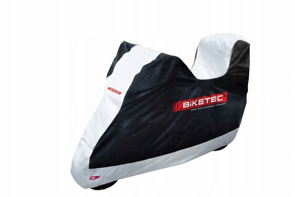 

Pokrowiec na motocykl z kufrem BikeTec M oxford