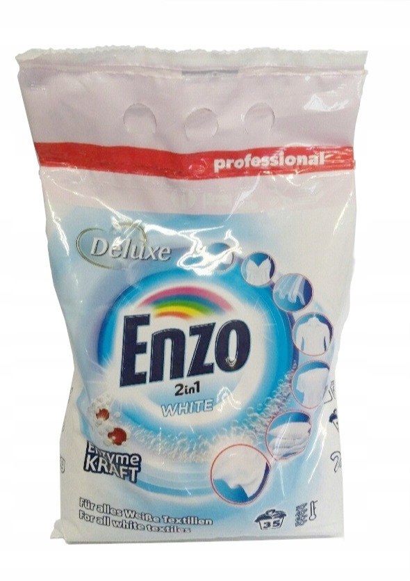 

Proszek Enzo 2in1 do białych tkanin 2,45 kg