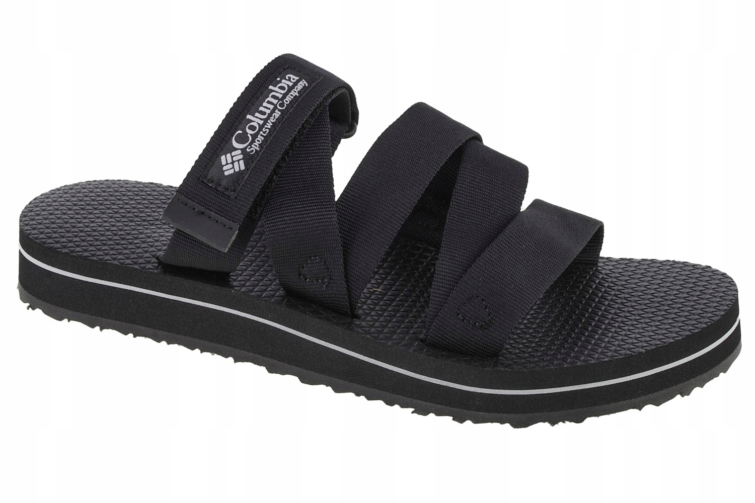 Columbia W Alava Slide Sandal (37) Dámské Pantofle Nazouváky Textilní Černé