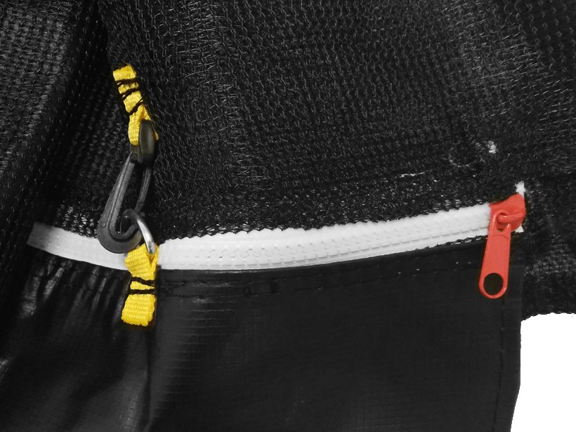 Zewnętrzna SIATKA DO TRAMPOLINY 8 słupków TUNELI 14FT 427cm. 8 Pól Marka Skyramiz