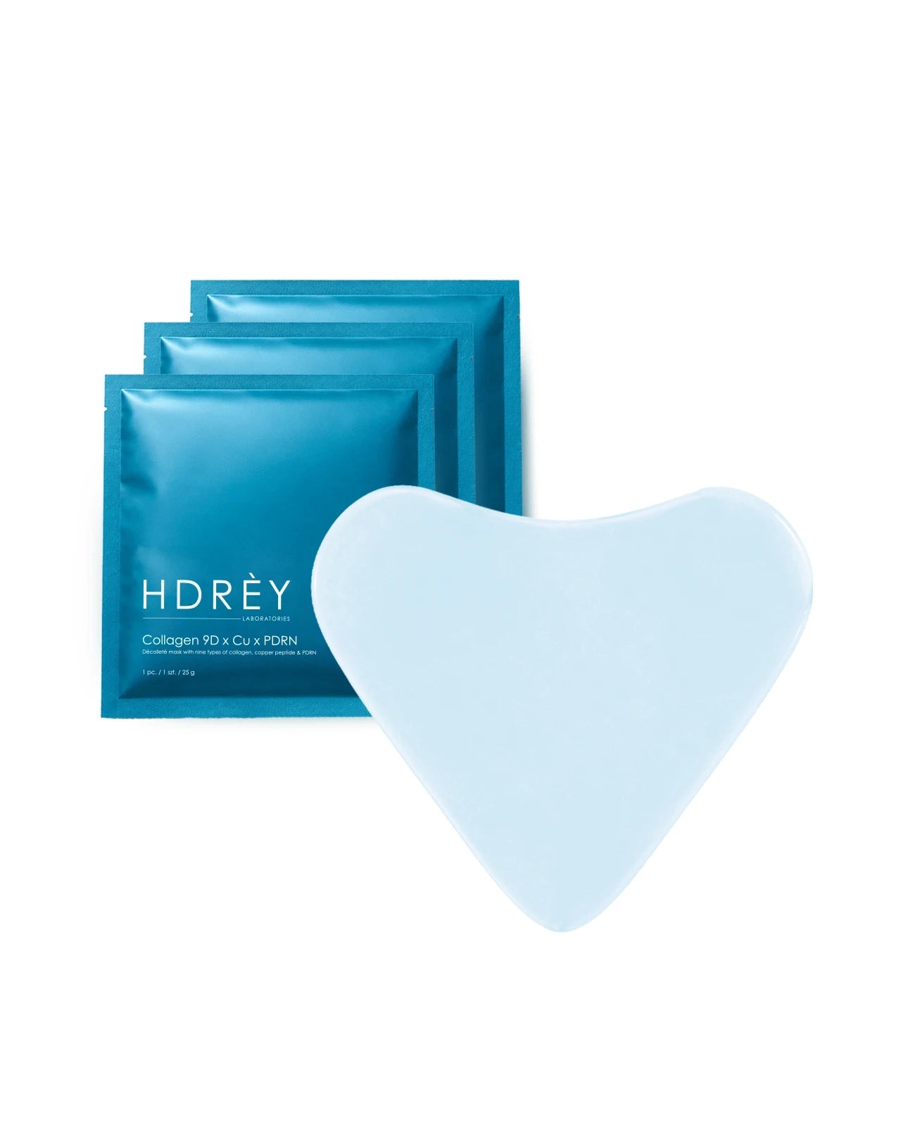 Hdrey Hydrogelové masky pro péči o dekolt Collagen 9D 3x25 g