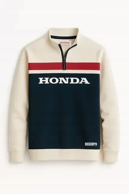 Honda mikina Htg 1/4 zip color block premium