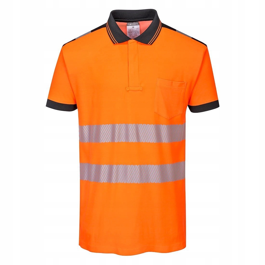 Polokošile výstražné PW3 Oranžová/Černá vel. XL