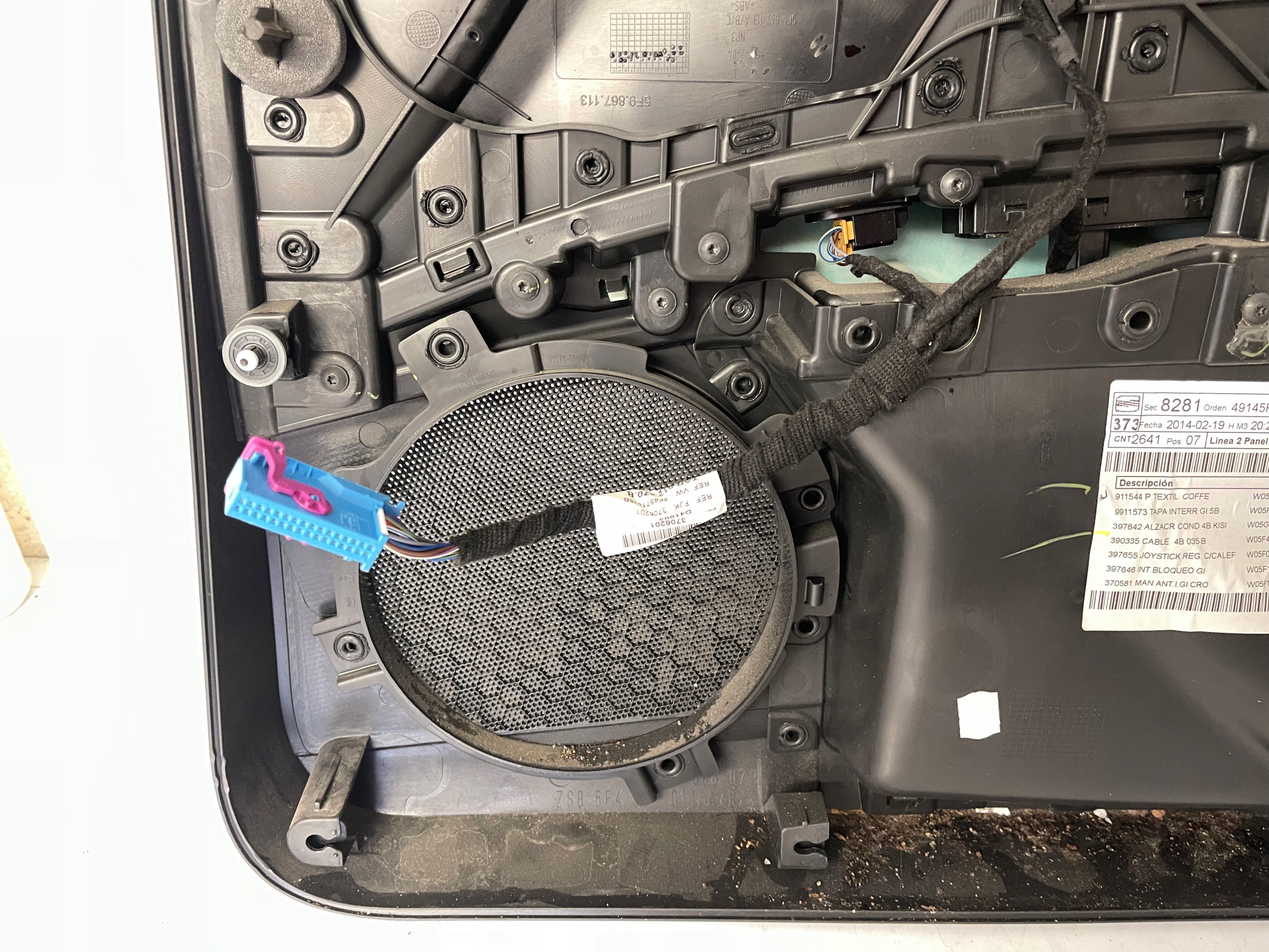 SEAT LEON III 3 5F upholstery side door left front front 5F4867113