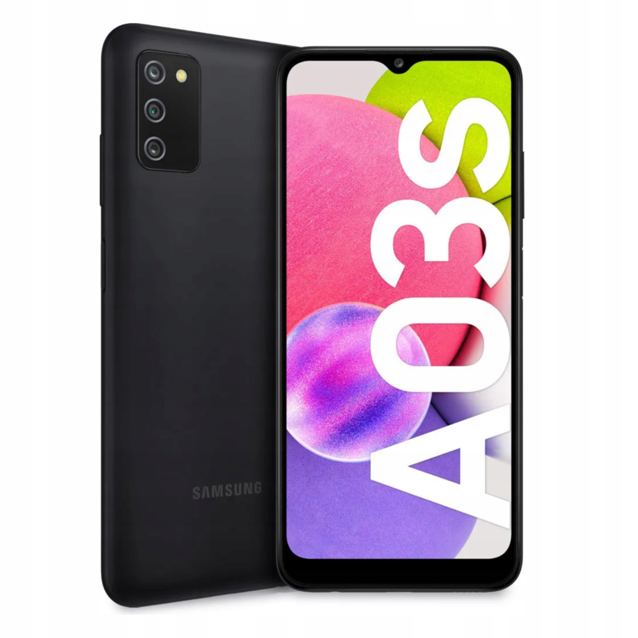 Samsung Galaxy A03s 3/32GB Lte SM-A037G/DSN Černý Orig. balení Nové