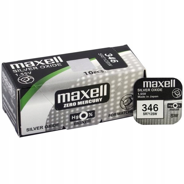 Bateria srebrowa mini Maxell 346 SR712SW 1 sztuka