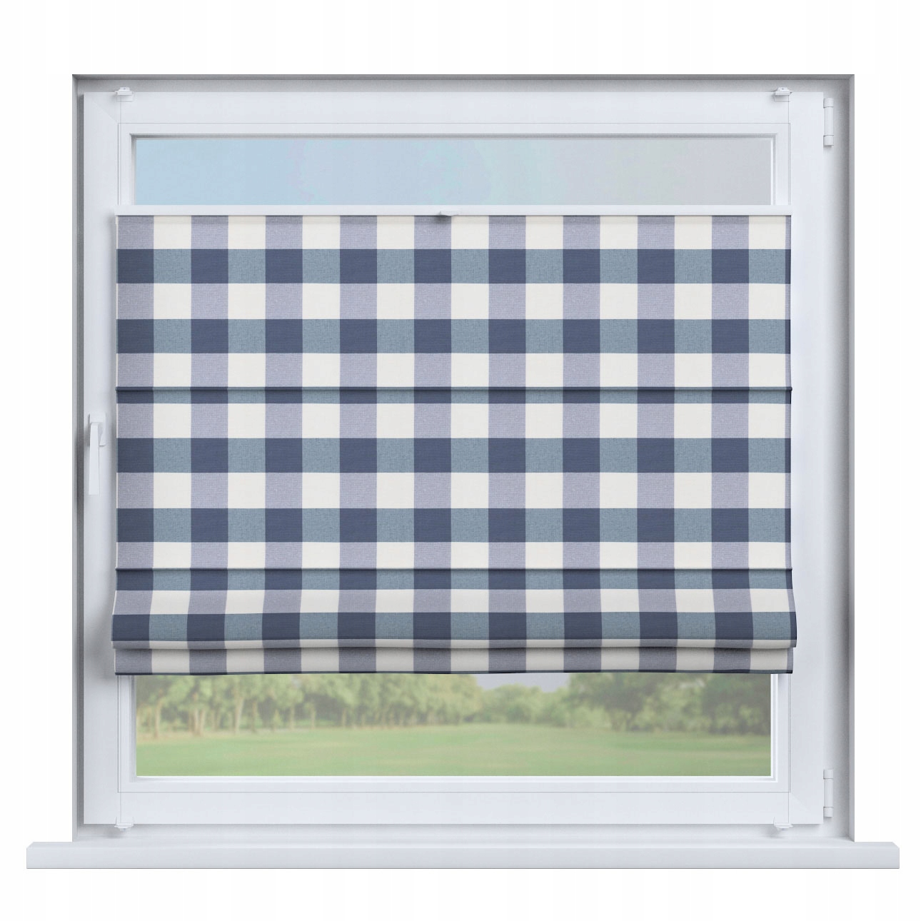 Dekoria Roleta plisé Římská Sicílie 110x150 odstíny modré