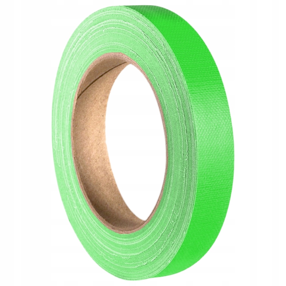 TAŚMA OPISOWA GAFER FLUO NEONOWA GAFFA UV 19mm MAT