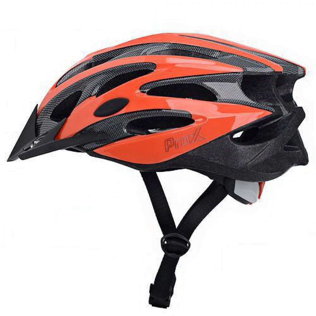

Kask rowerowy Prox Thunder XL czerwony-karbon look