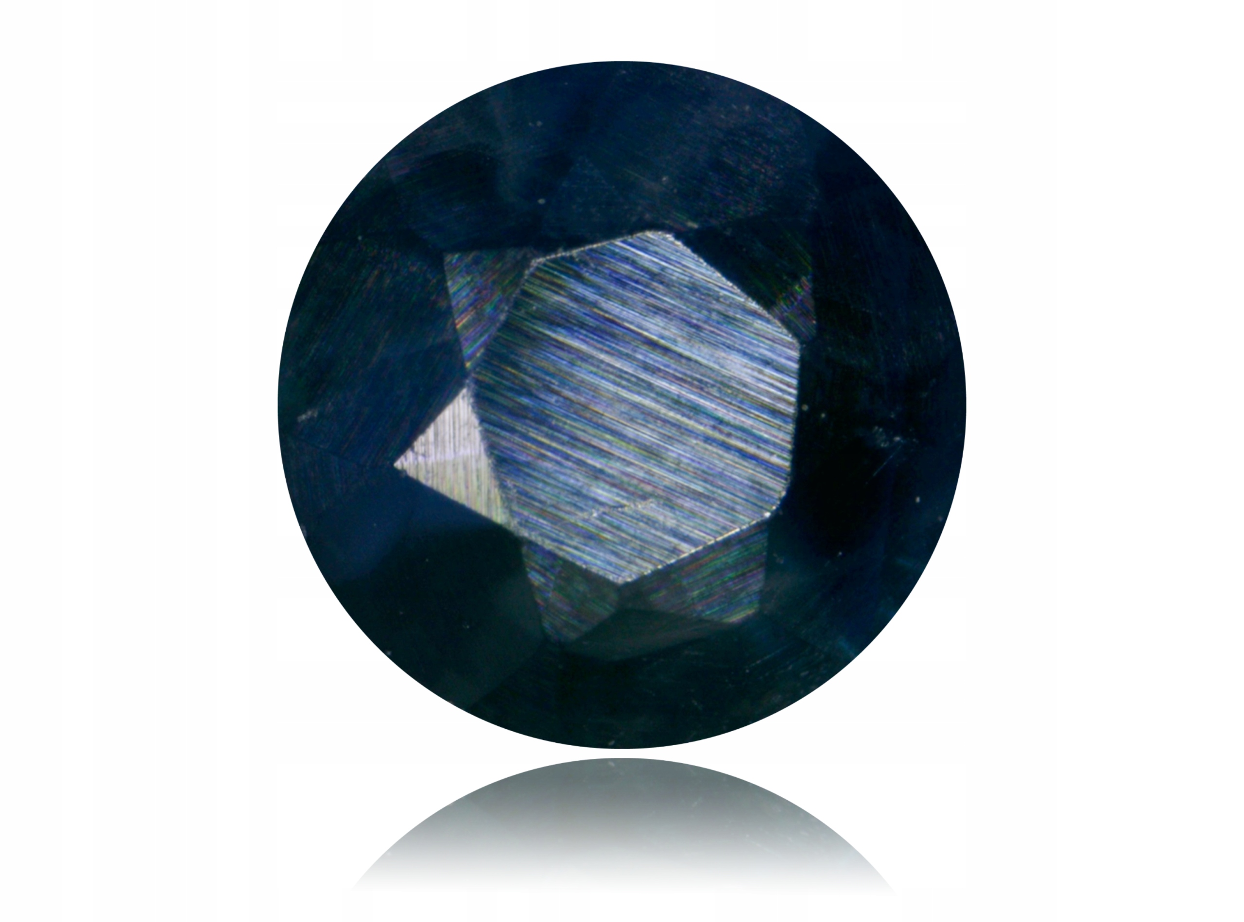 Safír 0.27ct Modrý Kulatý eCertifikát Wbd