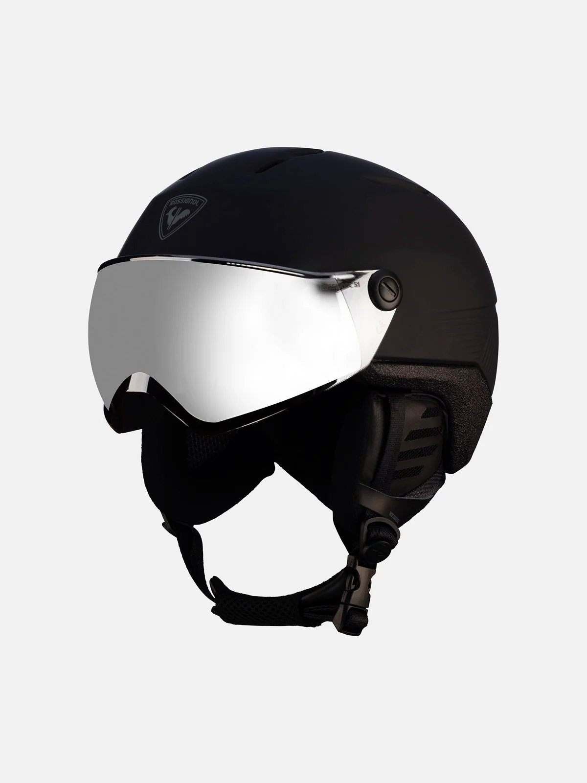 Lyžařská Přilba Rossignol Fit Visor Impacts Black Černá L/XL 59-61