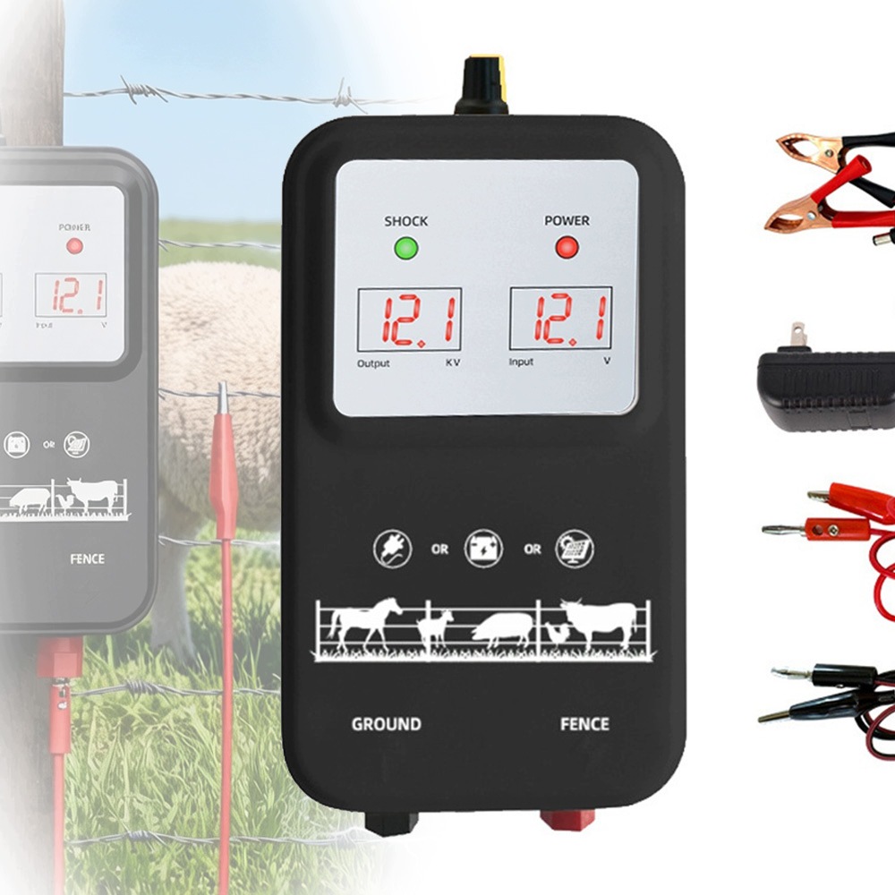 Sada Elektrického Plotu Pro Hospodářská Zvířata 12 Kv Sada