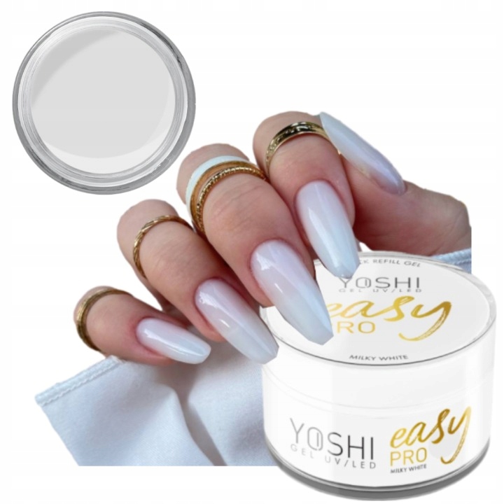Easy Pro Żel Budujący Milky White Mleczny Żel Budujący