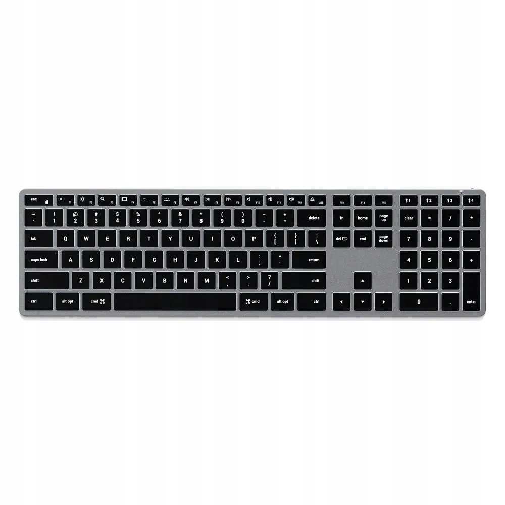 Bezdrôtová klávesnica Qwerty Satechi Slim X3 ST-BTSX3M šedá