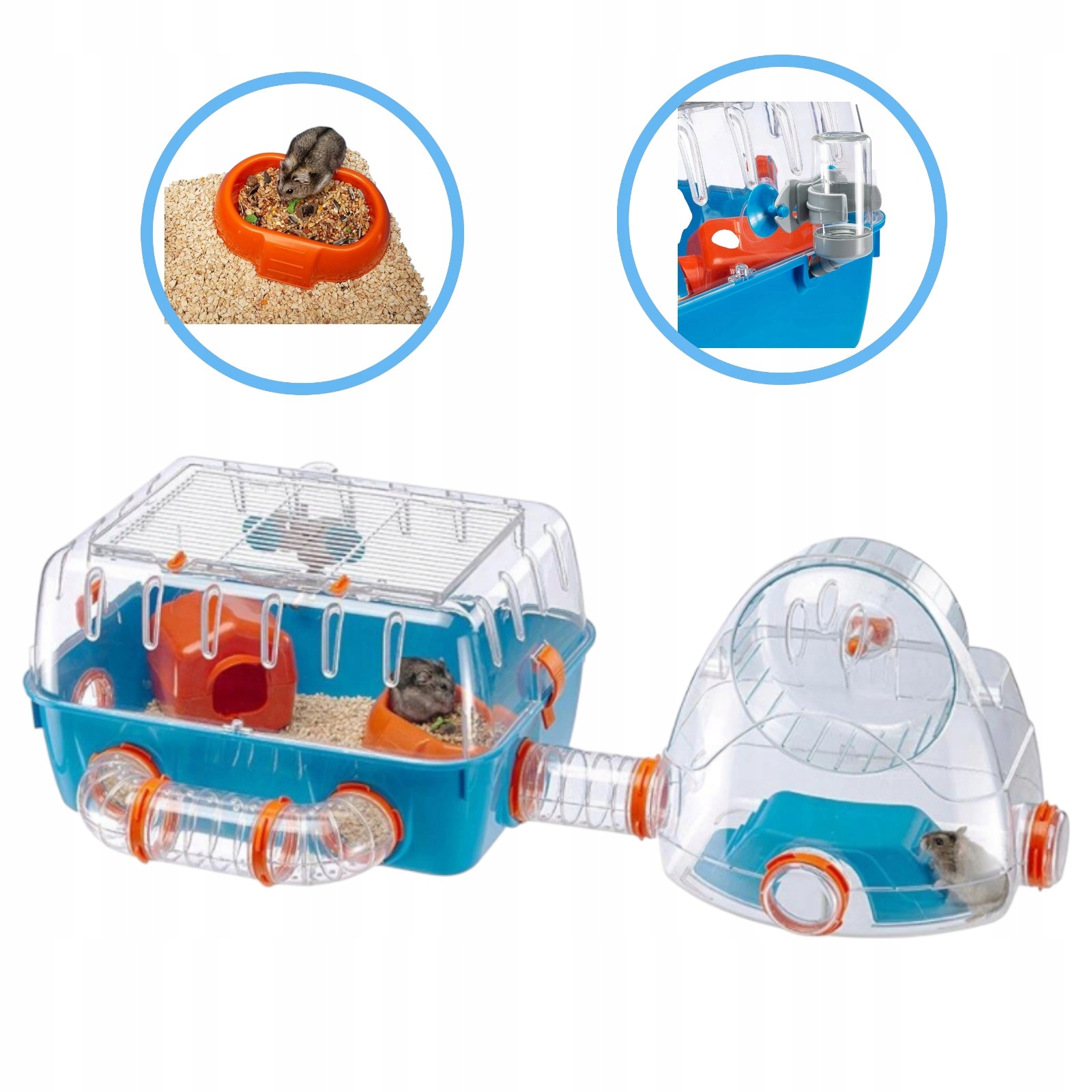 Innowacyjna modułowa klatka zaprojektowana specjalnie dla chomików