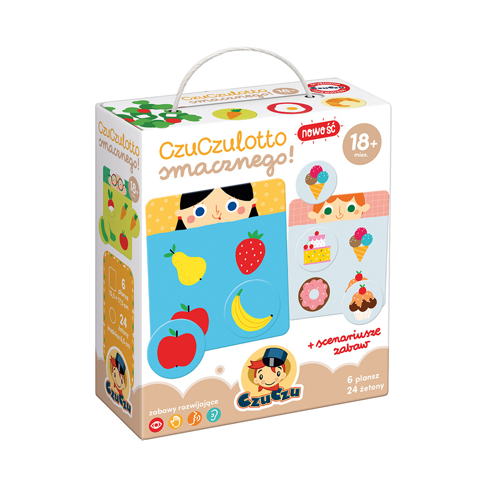 CzuCzu LOTTO GRA dla dzieci SMACZNEGO! dla maluszka 18+ m