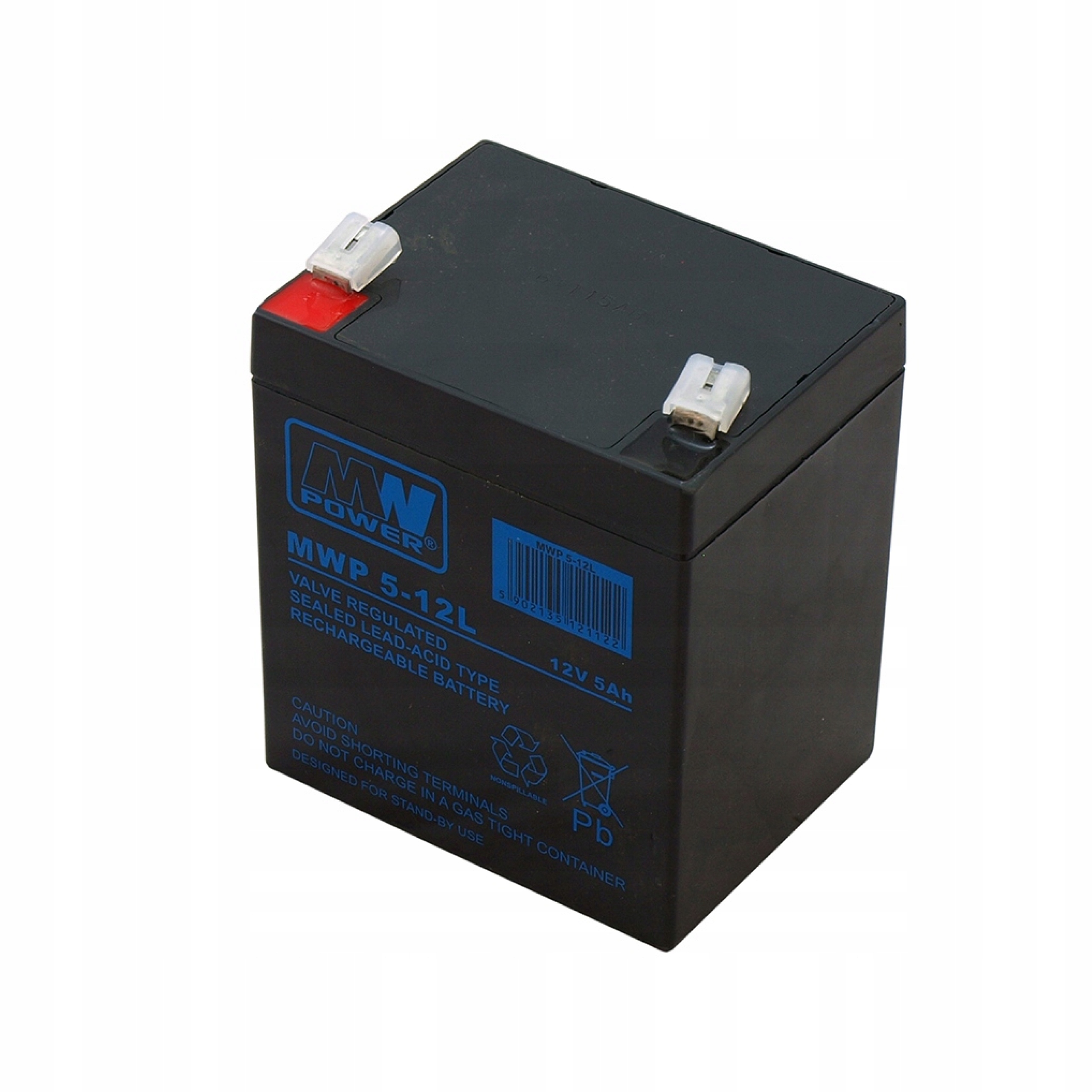 Akumulátor Mwp 5-12L Mwp 12V 5Ah Long Life Mw Power
