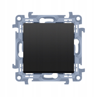 Łącznik wyłącznik pojedynczy czarny mat Simon10 CW1.01/49