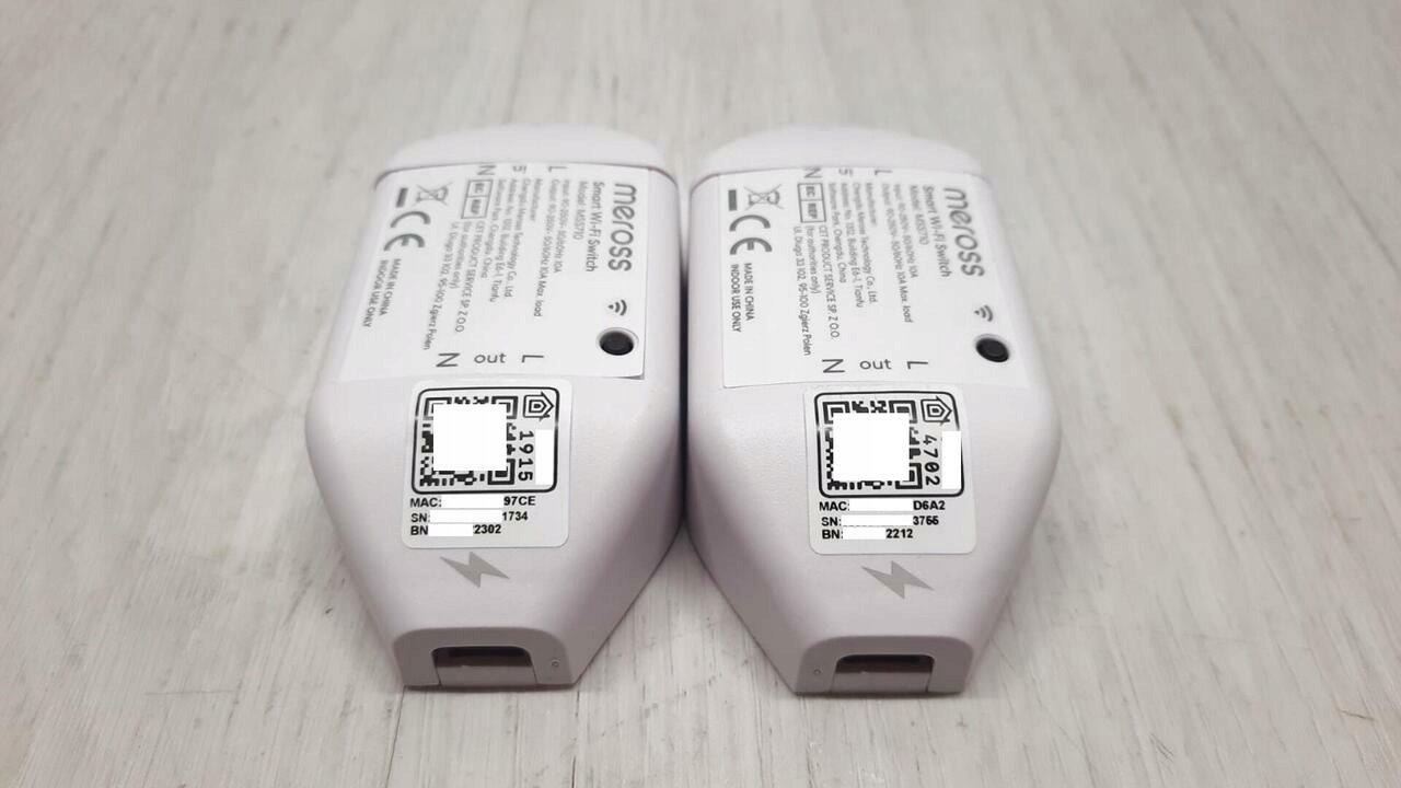 Inteligentny przełącznik Meross MSS710HK HomeKit WiFi 2szt. Stan opakowania uszkodzone