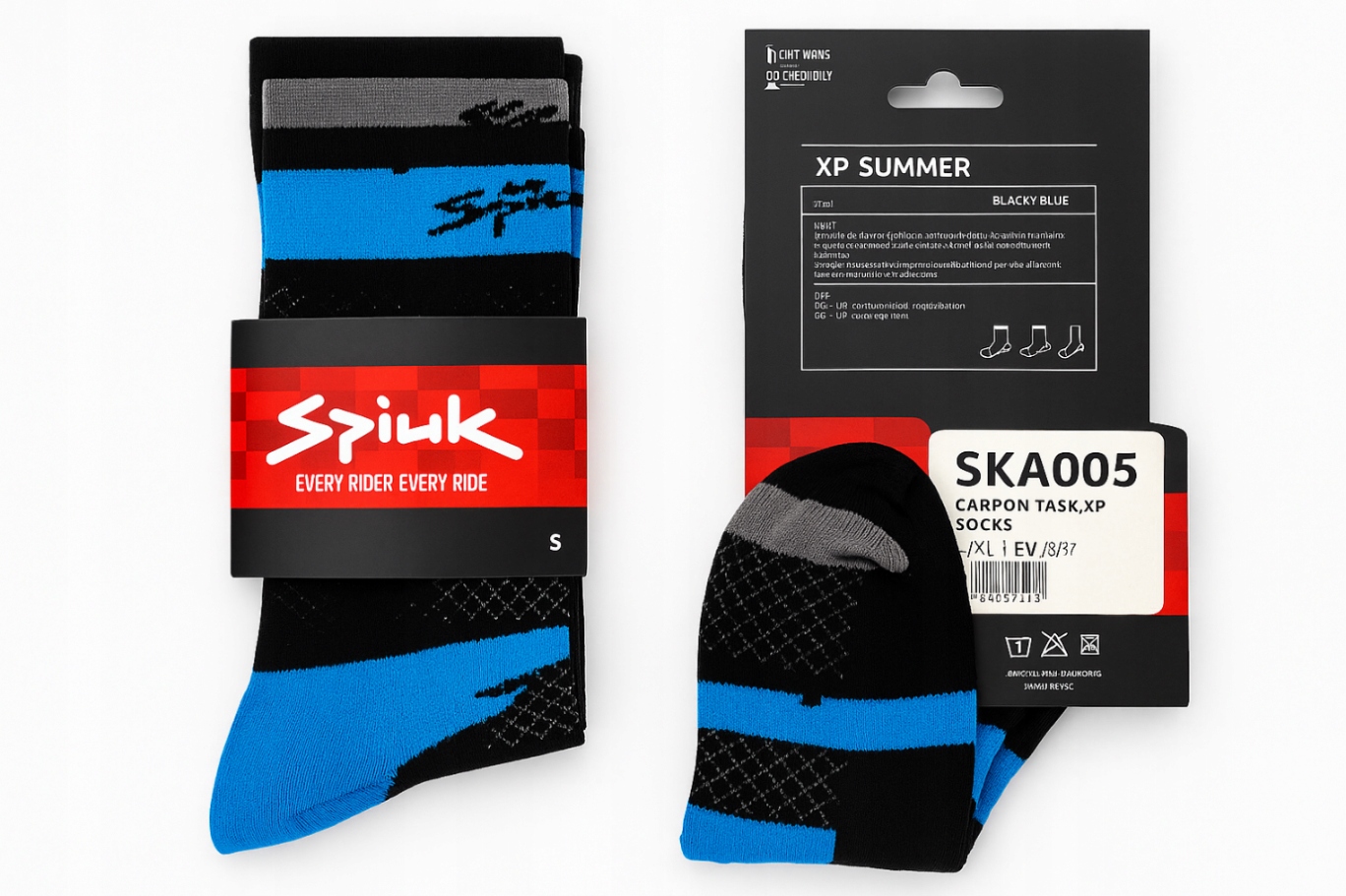 Spiuk Xp Summer rOWEROWE Skarpety Bezszwowe rozmiar 40-43 2 Pary