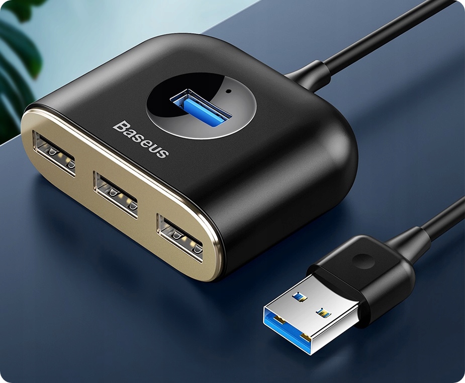 BASEUS HUB USB ADAPTER ROZGAŁĘZIACZ ROZGAŁĘŹNIK USB 3.0 DO 4x USB KABEL 1M Producent Baseus
