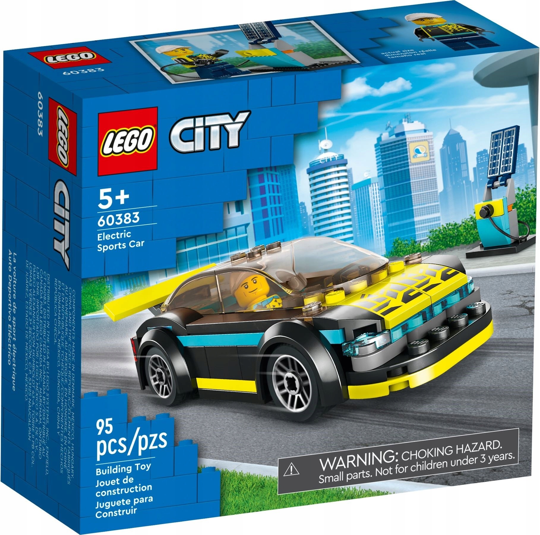 

Lego City Elektryczny samochód sportowy 60383