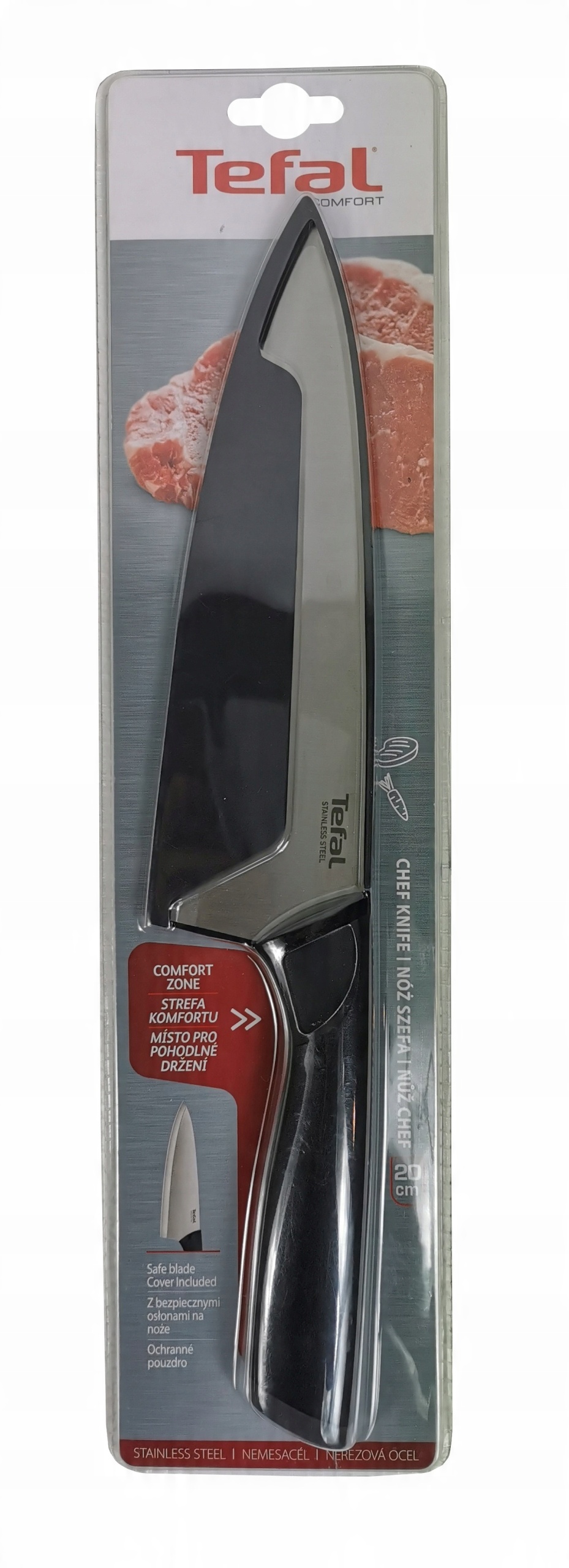 

Tefal Comfort nóż szefa kuchni 20cm stal osłona