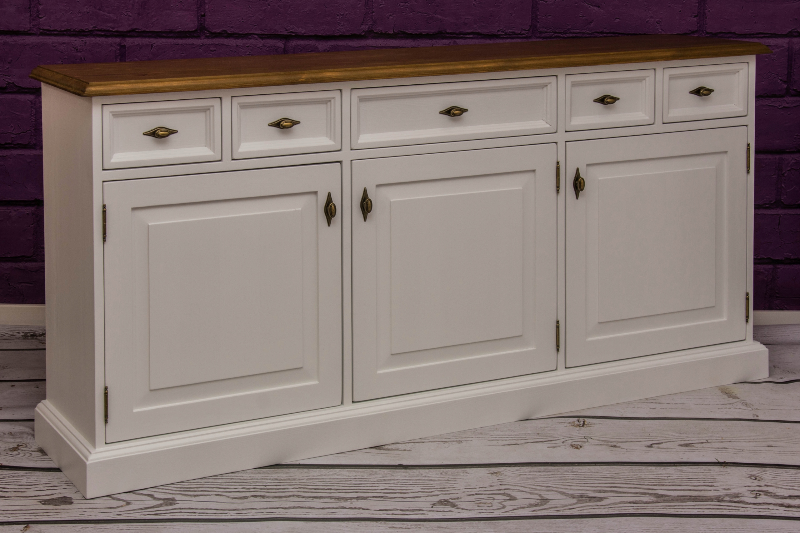 Komoda retro biała patyna SosMeb Kolekcja Provance