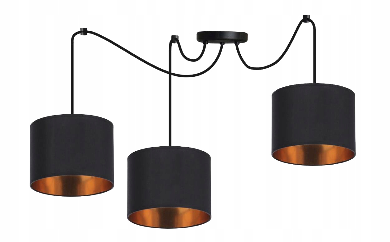 Závesná lampa pripojiteľná 3XE27 Candida Candellux