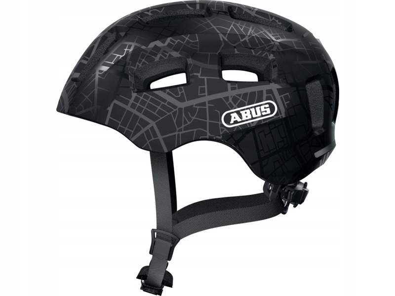 Kask rowerowy Abus Youn-I 2.0 Street Art Czarny Dla Dzieci (rozmiar S)