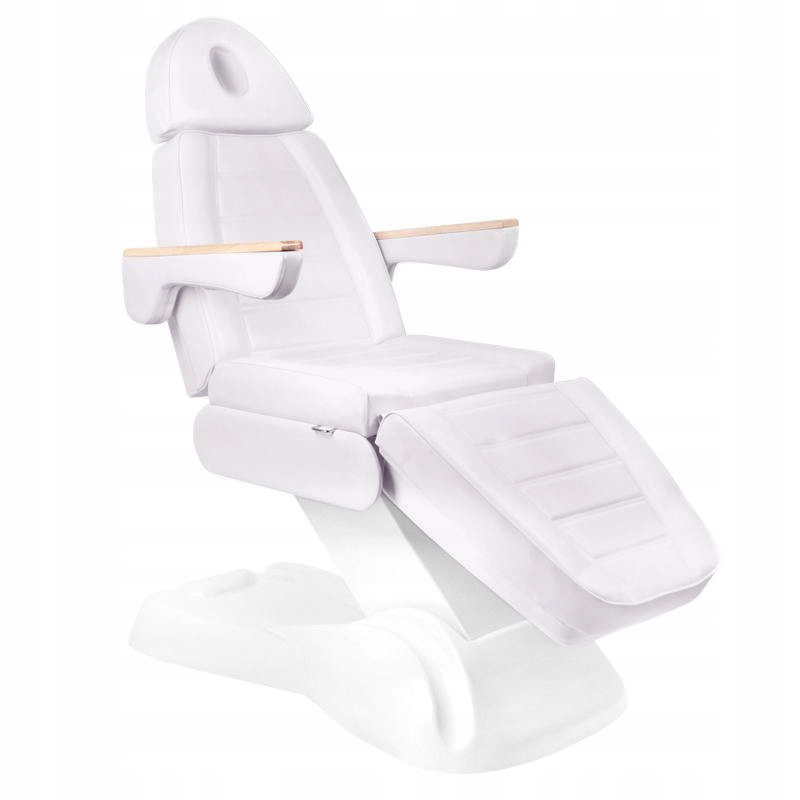 Elektrické kosmetické křeslo Sillon Lux 273b 3 motory, bílá barva