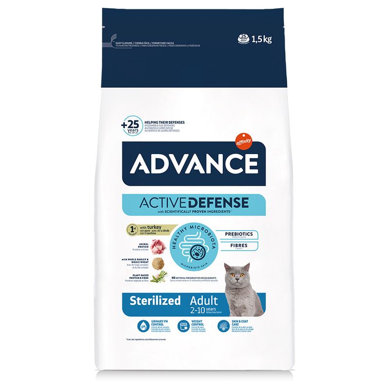 Affinity Advance Cat Sterilized, krmivo pro sterilizované kočky 1,5 kg