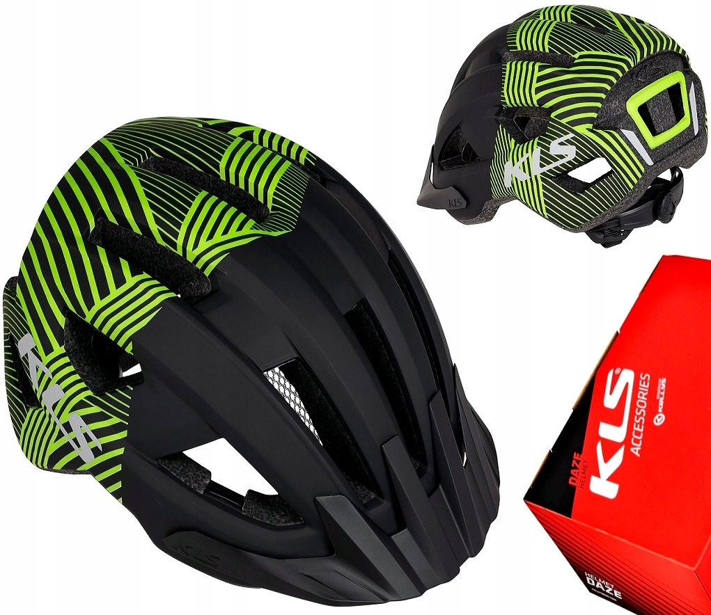 Cyklistická přilba Kellys Daze S/m 52-55 cm černo-zelená