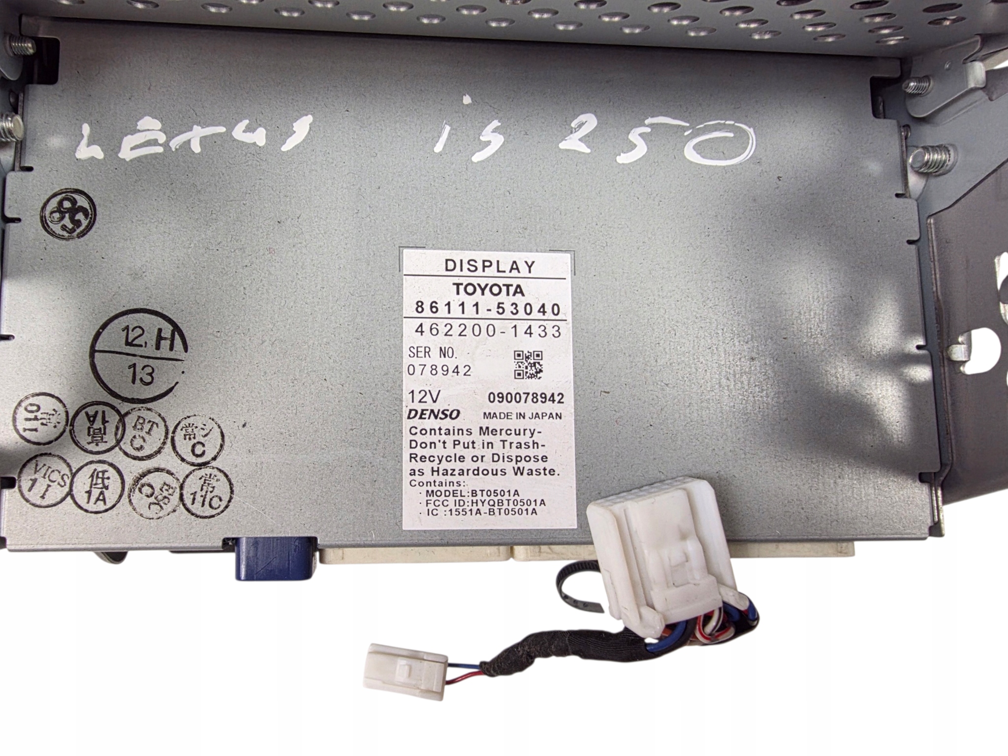 LEXUS IS250 TOYOTA navigation complete 86111-53040