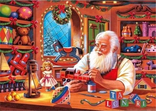 

Puzzle 1000 Święty Mikołaj Boże Narodzenie Walizka