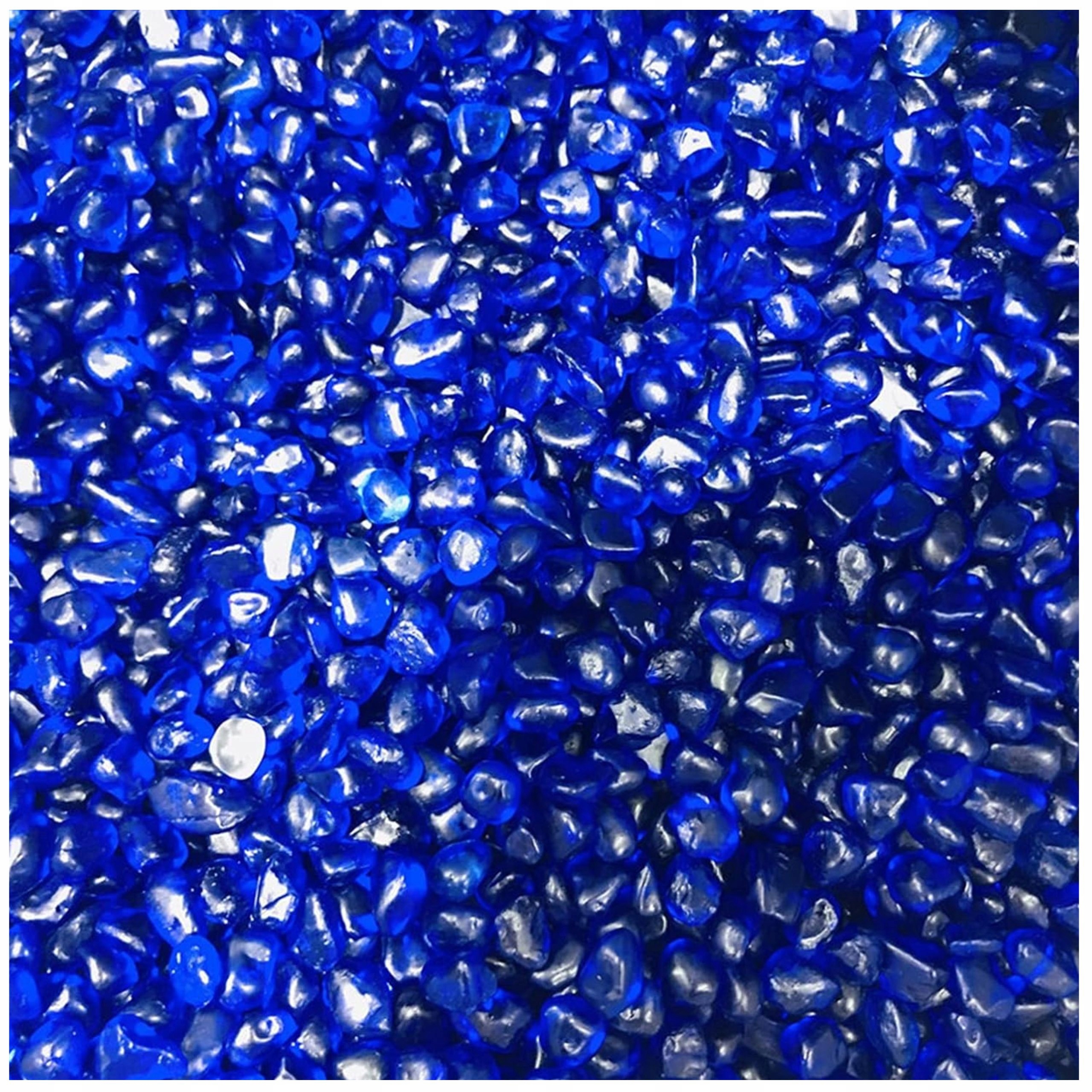 Levně Akvaristické Kameny Ozdobné Kamínky Tmavě Modré Do Terária 6-9 MM