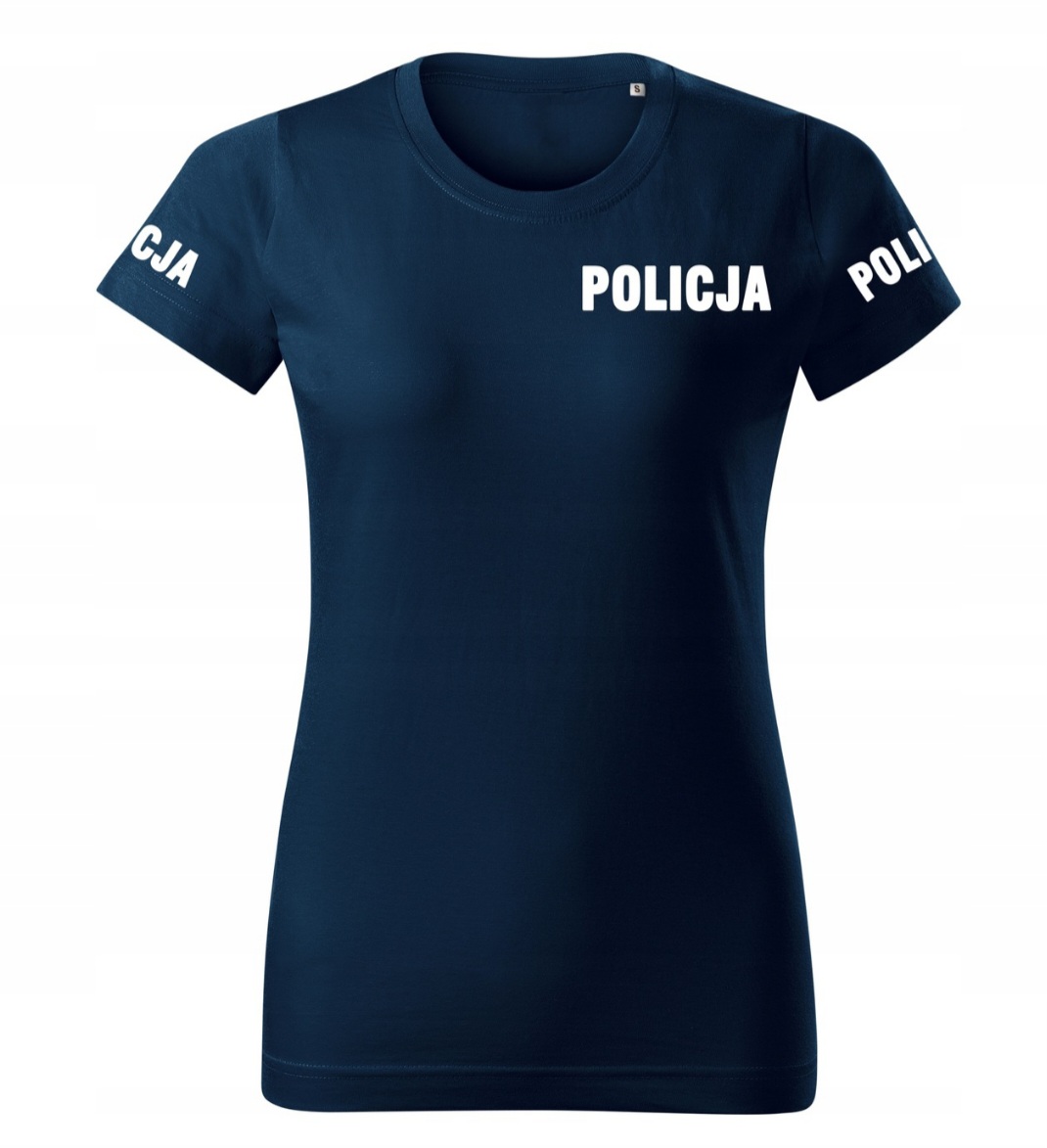 

Super! Koszulka Policja damska bawełna odblask M